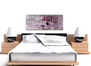 Cheap Plum Grey Abstract Painting Wall Art Print Canvas Modern 120cm Wide 1359 For Your Bedroom