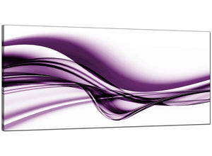 Purple Cheap Panoramic Abstract Canvas