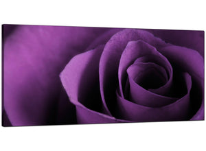 Purple Modern Extra Large Canvas of Rose