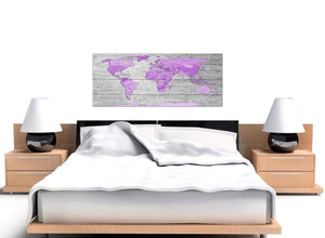 contemporary purple grey large purple and grey map of world atlas canvas wall art print maps canvas modern 120cm wide 1298 for your girls bedroom