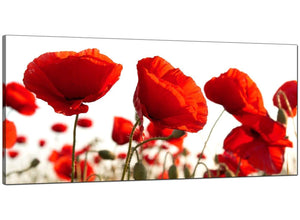 Red Living Room Extra Large Canvas of Poppies