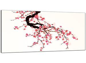 Red Modern Large Canvas of Chinese Blossom