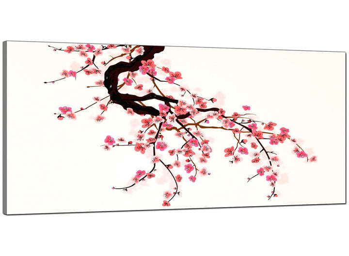 Red Modern Large Canvas of Chinese Blossom - 4081