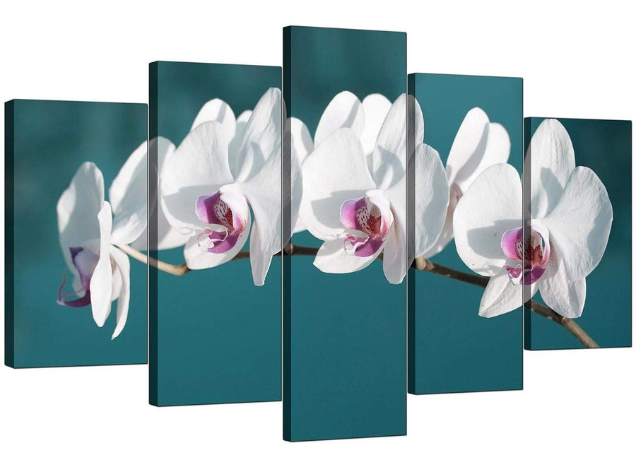 Extra Large Canvas Prints UK Orchids Bedroom 5115