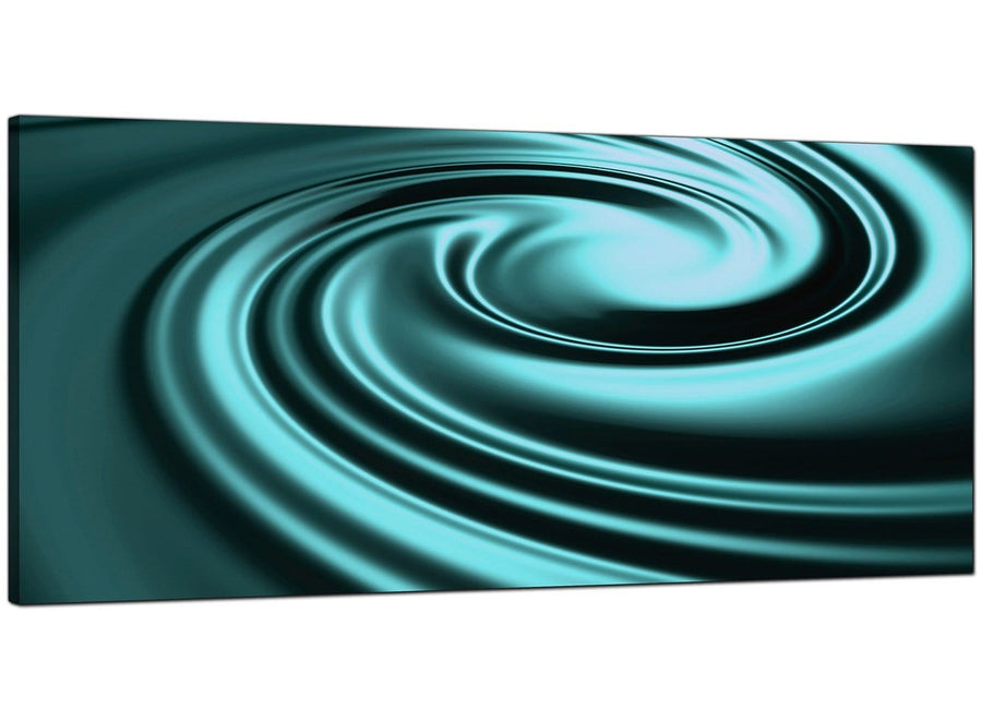 Teal Living Room Extra Large Abstract Canvas