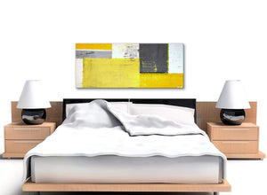 Cheap Yellow Grey Abstract Painting Canvas Modern 120cm Wide 1346 For Your Hallway