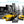 Five Part Set of Cheap Yellow Canvas Pictures
