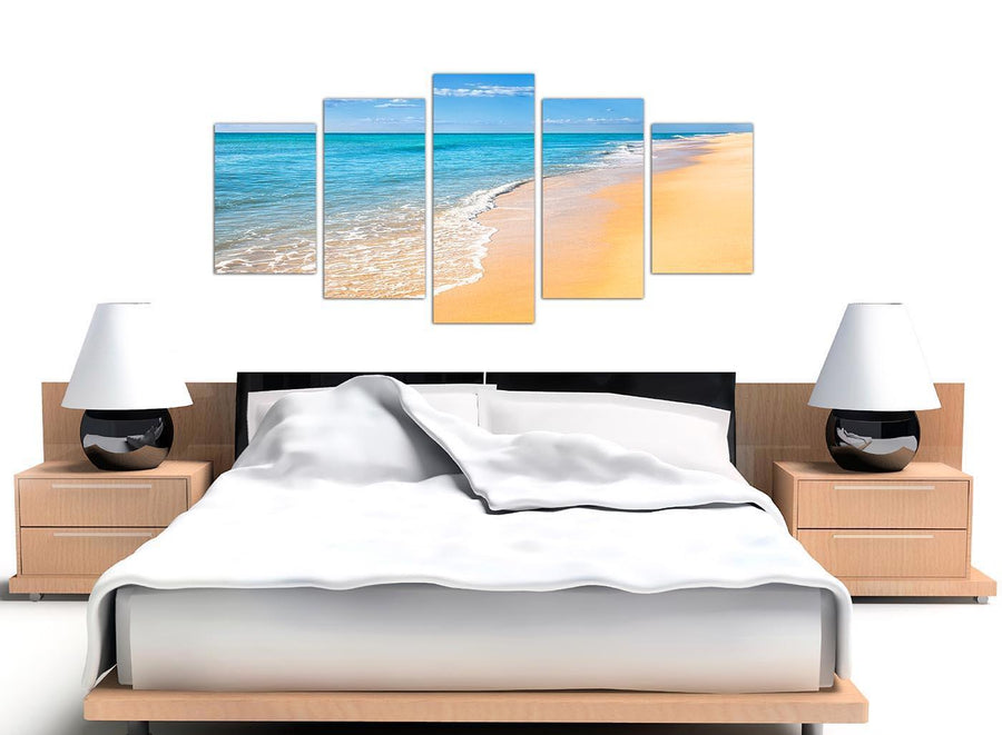 extra large blue tropical beach canvas prints uk 5199