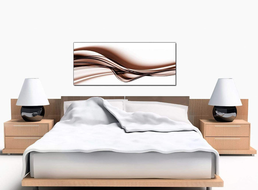 Abstract Bedroom Brown Canvas Pictures