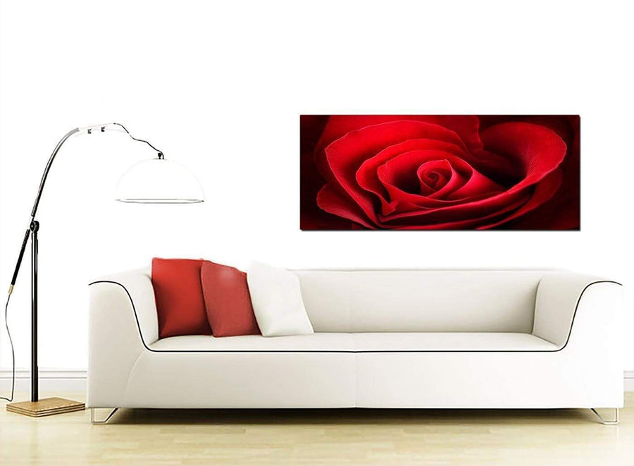 Red Cheap Extra Large Canvas of Rose