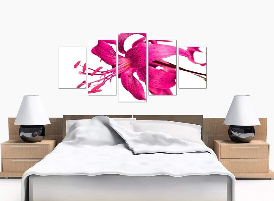 Extra Large Canvas Prints UK Lilies Teenage Girls Bedroom 5053
