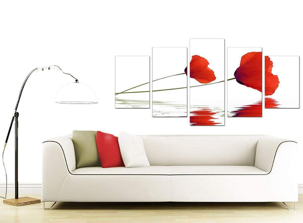 Poppy Large Red Canvas Art
