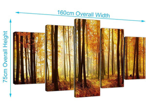 extra large forest woodland trees canvas prints uk black and white 5243