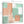 Inexpensive Peach Mint Green Bathroom Canvas Pictures Accessories - Abstract 1s375s - 49cm Square Print