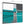 Inexpensive Teal Grey Painting Bathroom Canvas Pictures Accessories - Abstract 1s389s - 49cm Square Print