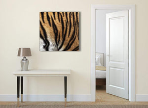 Large Canvas Wall Art Tiger Animal Print - 1s472l - 79cm XL Square Picture