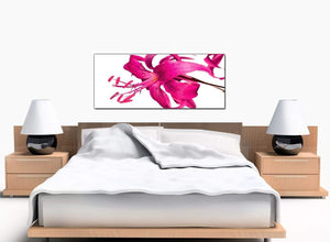 Lily Modern Pink Canvas Picture