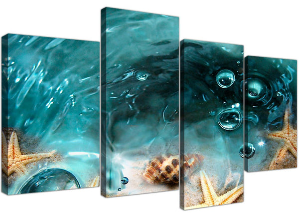 Large canvas prints bathroom four part 4253