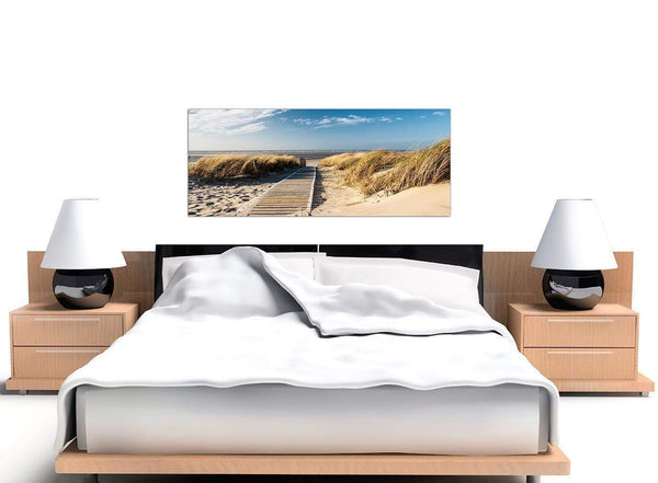 Large Canvas Art Blue Panoramic 1197