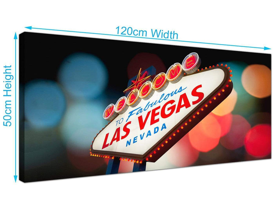 Contemporary Las Vegas United States Canvas Pictures 120cm x 50cm 1126