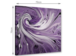 large panoramic purple and white spiral swirl canvas wall art purple 1s270l