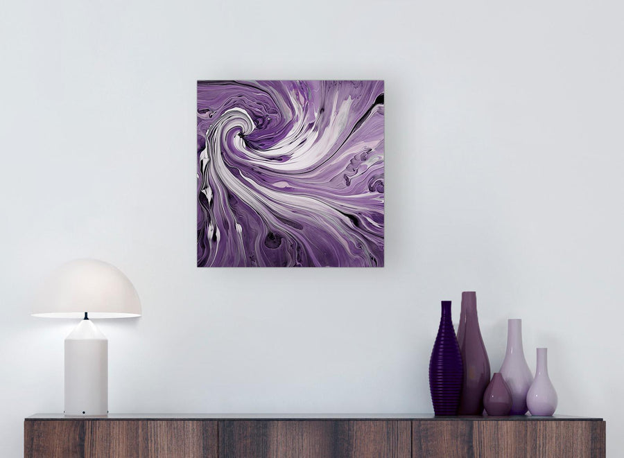 large panoramic purple purple and white spiral swirl canvas pictures 1s270s