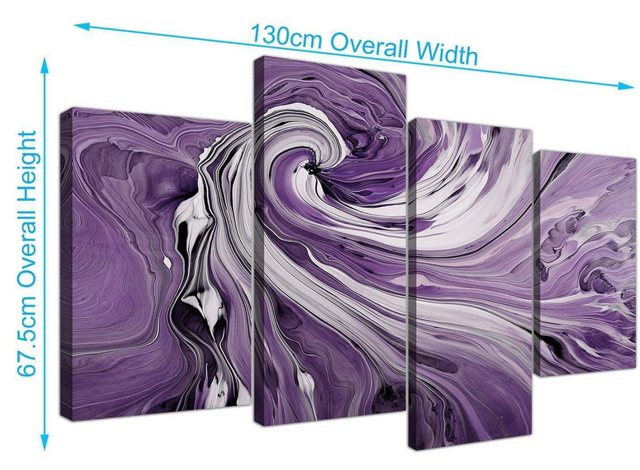 large purple and white spiral swirl canvas wall art purple 4270