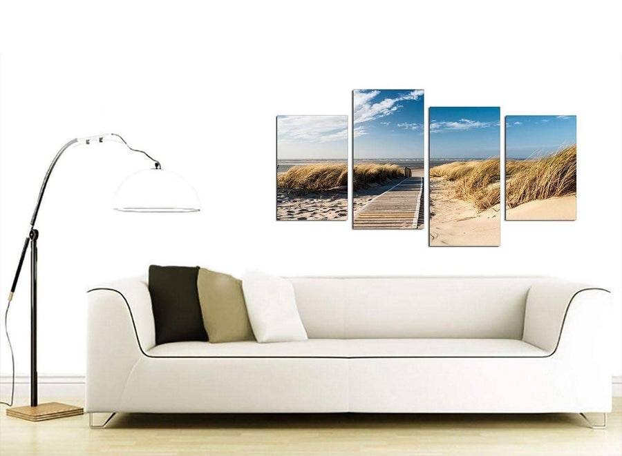 Pathway to the Ocean - Landscape Beach Canvas 