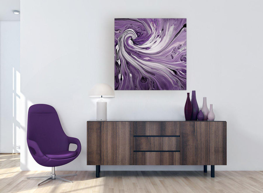 large wide purple purple and white spiral swirl canvas prints 1s270l