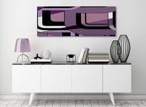 Lilac Grey Painting Bedroom Canvas Wall Art Accessories - Abstract 1412 - 120cm Print