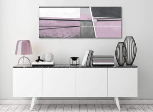Lilac Grey Painting Living Room Canvas Wall Art Accessories - Abstract 1395 - 120cm Print