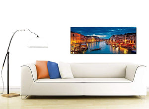  Venice Italy Gondola Grand Canal Blue City Canvas