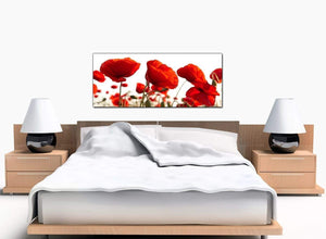 Poppy Cheap Red Canvas Pictures