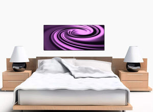 Abstract Large Purple Canvas Art
