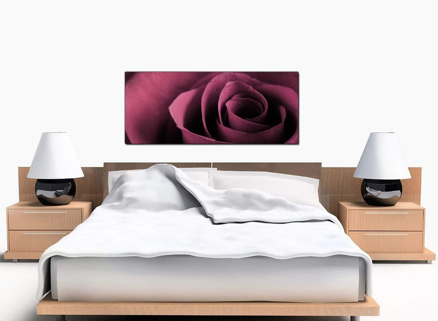 Rose Flower Cheap Plum Canvas Wall Art