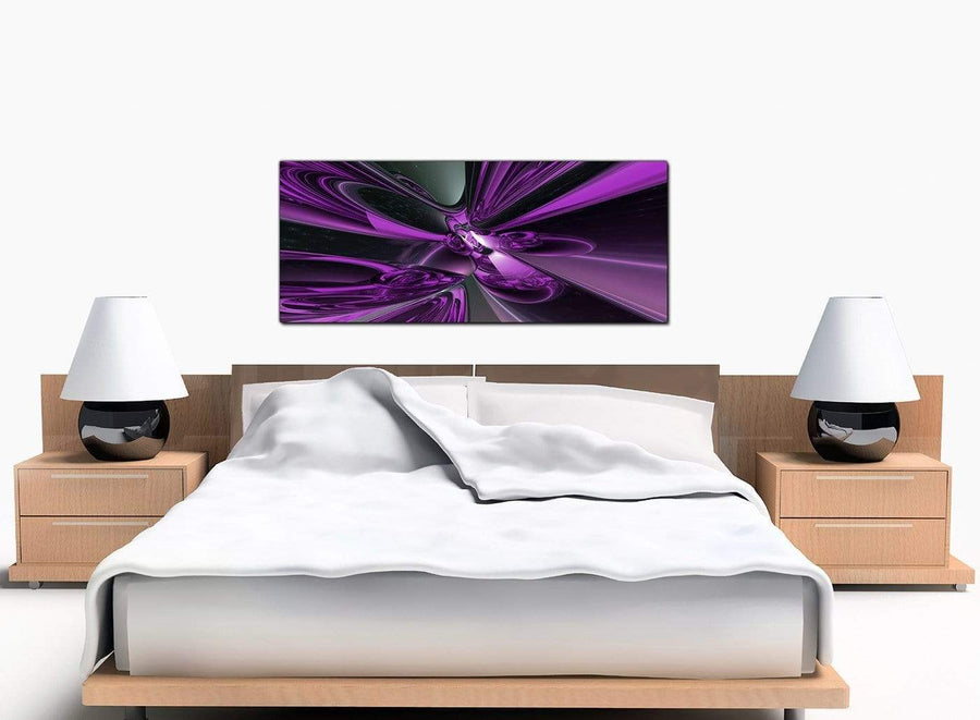 Abstract Bedroom Purple Canvas Pictures