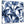 Modern Indigo Navy Blue White Tropical Leaves Canvas Modern 49cm Square 1S320S For Your Kitchen