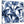 Modern Indigo Navy Blue White Tropical Leaves Canvas Modern 64cm Square 1S320M For Your Hallway