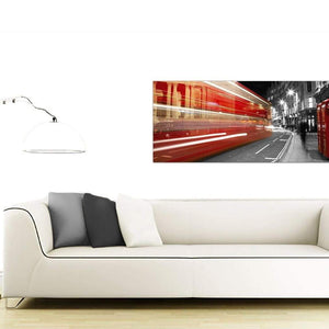 Large City Canvas Wall Art Wide 1127