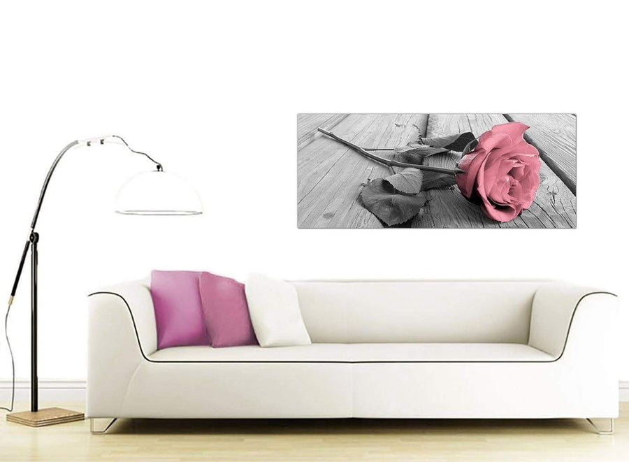 modern panoramic flower canvas prints uk living room 1271