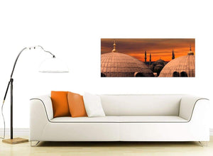 Cheap Landscape Islamic Canvas Wall Art Blue Mosque Sunset 1192