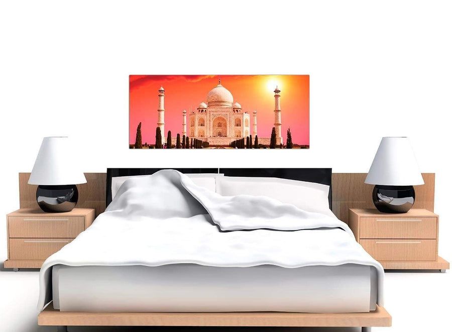Taj Mahal Sunset Landscape Canvas
