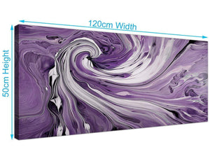 modern panoramic purple and white spiral swirl canvas prints uk purple 1270