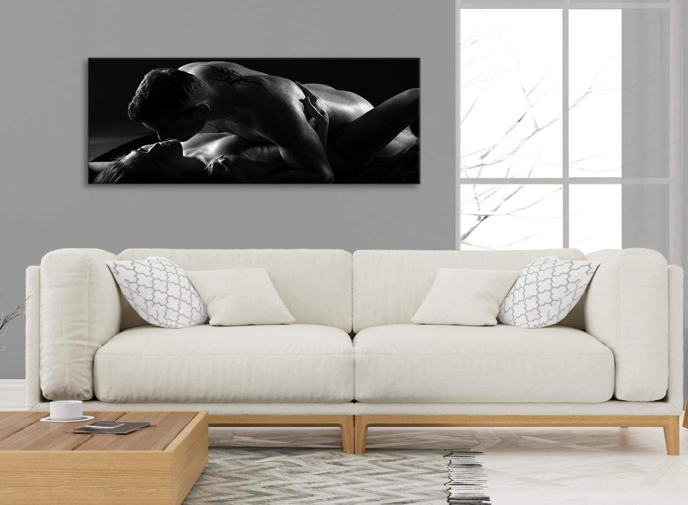 Romantic Nude Couple Erotic Canvas Wall Art