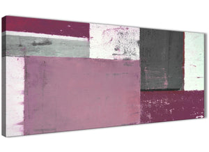 Oversized Plum Gray Abstract Painting Canvas Wall Art Picture Modern 120cm Wide 1342 For Your Living Room