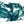 Oversized Teal Blue Green Tropical Exotic Leaves Canvas Multi 3 Panel 3325 For Your Dining Room