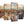 Oversized 5 Piece Landscape Canvas Wall Art Pictures - New York Skyline Sunset Manhattan Cityscape - 5202 - 160cm XL Set Artwork