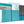 Panoramic Teal Grey Abstract Painting Canvas Wall Art Split 3 Set 125cm Wide 3344 For Your Hallway