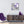 Purple Grey Painting Stairway Canvas Wall Art Decorations - Abstract 1s376m - 64cm Square Print