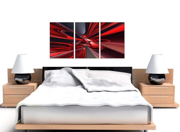 Abstract Extra-Large Red Canvas Wall Art
